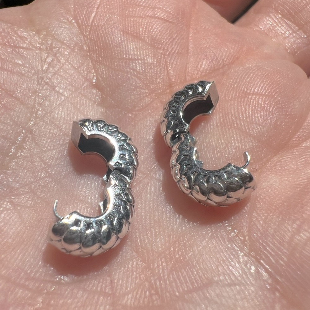 PAIR • Scales Clip Charms - S925 - Picture 9 of 11